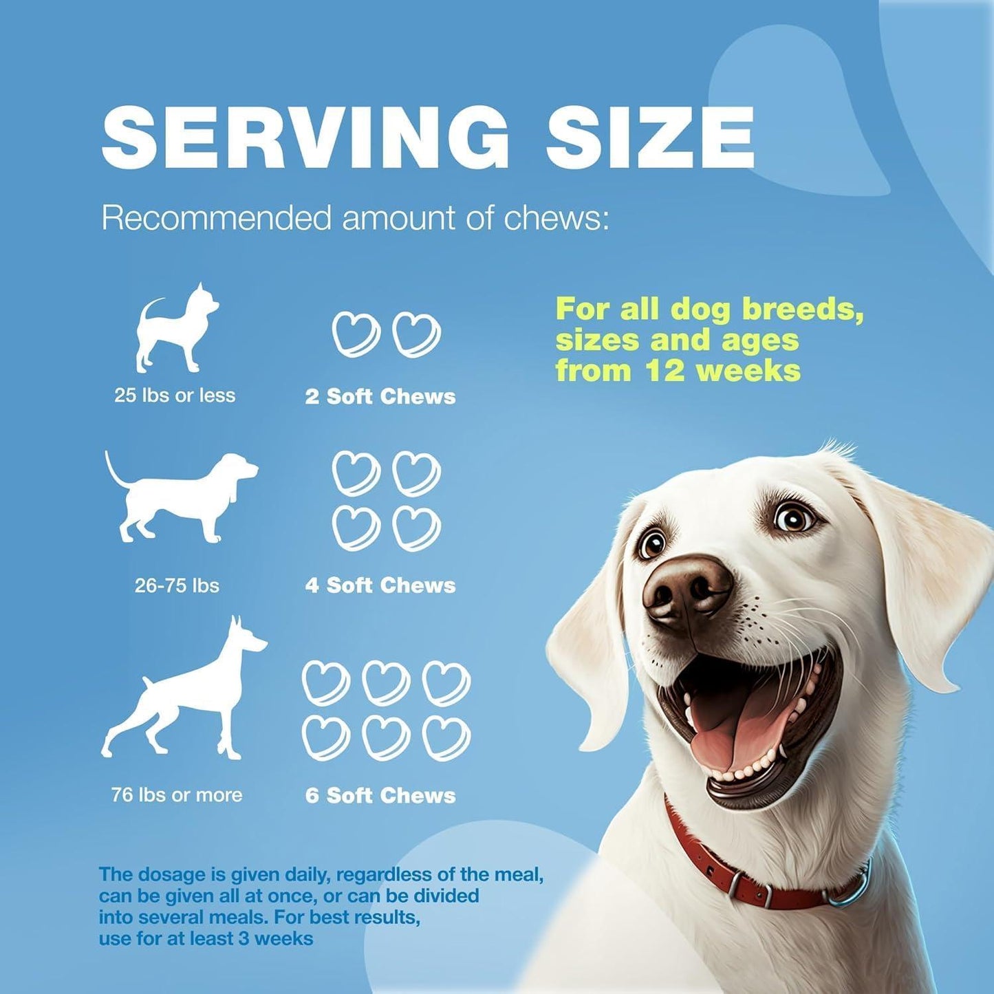 Hemp Calming Chews for Dogs Anxiety Relief Dog Calming Treats with Melatonin Chamomile Extract Valerian Root Travel Pack Anxiety Relief Chews for Vet Visits Grooming Nail Trimming Storms